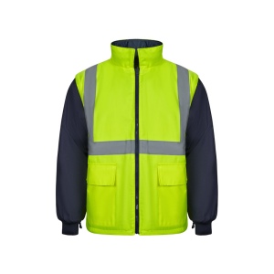 VL JUNO LARGE. Parka 4 en 1 bicolore (180g/m²), en polyester (100%) avec finition PU 10