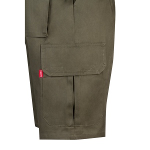 VL CHIONE. Bermuda sergé, multipoches (200g/m²), en coton (35%) et polyester (65%) 37