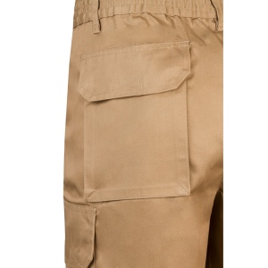 VL CHIONE. Bermuda sergé, multipoches (200g/m²), en coton (35%) et polyester (65%) 43