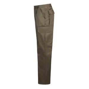 VL MABON. Pantalon sergé, multipoches (200g/m²), en coton (35%) et polyester (65%) 60