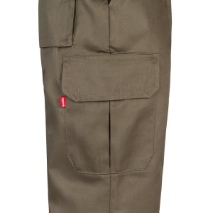 VL MABON. Pantalon sergé, multipoches (200g/m²), en coton (35%) et polyester (65%) 62
