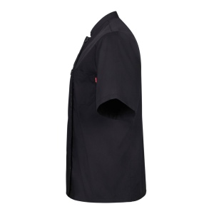 VL DURGA. Veste de cuisine à manches courtes en popeline (110g/m²), en coton (35%) et polyester (65%) 5