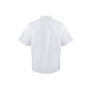 VL DURGA. Veste de cuisine à manches courtes en popeline (110g/m²), en coton (35%) et polyester (65%) 6
