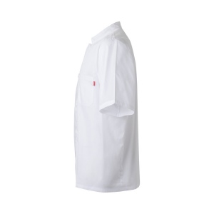 VL DURGA. Veste de cuisine à manches courtes en popeline (110g/m²), en coton (35%) et polyester (65%) 7