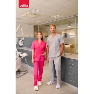 VL ILLAPA. Tunique en sergé (190g/m²) à manches courtes, en polyester (65%) et coton (35%) 16