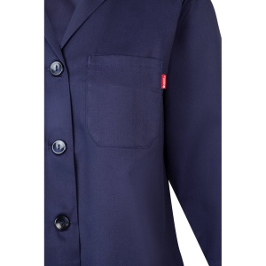 VL RAMA. Blouse sergée à manches longues (175g/m²), en sergé de coton (35%) et polyester (65%) 9