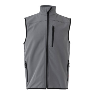 VL VARUNA. Gilet soft shell (280g/m²), avec doublure polaire, en polyester (94%) et élasthanne (6%) 5