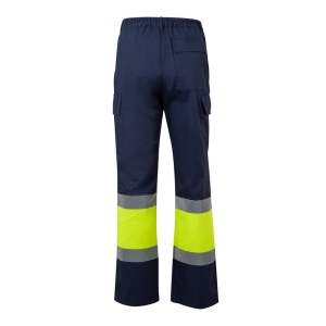 VL ARTEMIS. Pantalon bicolore en sergé (190g/m²), en coton (20%) et polyester (80%) 6