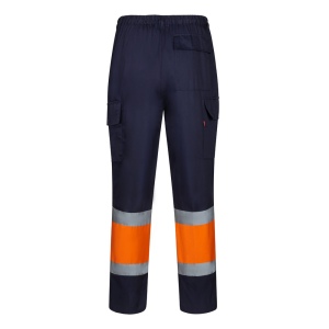 VL ARTEMIS. Pantalon bicolore en sergé (190g/m²), en coton (20%) et polyester (80%) 18