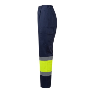 VL ARTEMIS. Pantalon bicolore en sergé (190g/m²), en coton (20%) et polyester (80%) 7