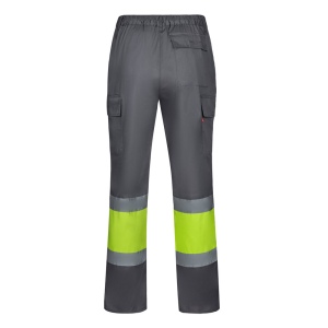VL ARTEMIS. Pantalon bicolore en sergé (190g/m²), en coton (20%) et polyester (80%) 11