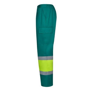 VL ARTEMIS. Pantalon bicolore en sergé (190g/m²), en coton (20%) et polyester (80%) 14
