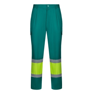 VL ARTEMIS. Pantalon bicolore en sergé (190g/m²), en coton (20%) et polyester (80%) 4