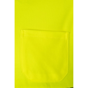 VL PLUTO LARGE. Polo piqué bicolore (150g/m²) à manches longues, en coton (55%) et polyester (45%) 12