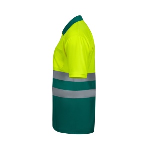 VL FORTUNA. Polo Bird-eye (140g/m²) à manches courtes, en polyester (100%) 12