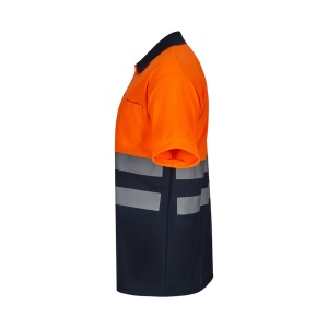 VL FORTUNA. Polo Bird-eye (140g/m²) à manches courtes, en polyester (100%) 14