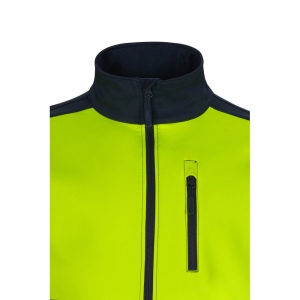 VL HESTIA. Veste soft shell bicolore (280g/m²), en polyester (96%) et élasthanne (4%) 10