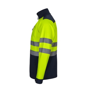 VL HESTIA LARGE. Veste soft shell bicolore (280g/m²), doublée polaire et membrane TPU, en polyester (96%) et élasthanne (4%) 7