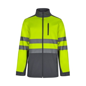 VL HESTIA LARGE. Veste soft shell bicolore (280g/m²), doublée polaire et membrane TPU, en polyester (96%) et élasthanne (4%) 3