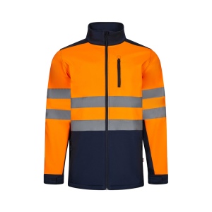 VL HESTIA LARGE. Veste soft shell bicolore (280g/m²), doublée polaire et membrane TPU, en polyester (96%) et élasthanne (4%) 5