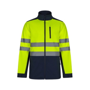 VL HESTIA LARGE. Veste soft shell bicolore (280g/m²), doublée polaire et membrane TPU, en polyester (96%) et élasthanne (4%) 2