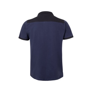 VL VELES. Polo piqué bicolore stretch (200g/m²), manches courtes, en polyester (96%) et élasthanne (4%) 6