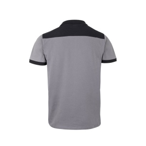 VL VELES. Polo piqué bicolore stretch (200g/m²), manches courtes, en polyester (96%) et élasthanne (4%) 16