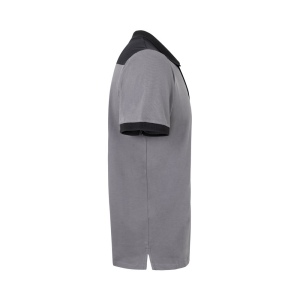 VL VELES. Polo piqué bicolore stretch (200g/m²), manches courtes, en polyester (96%) et élasthanne (4%) 17