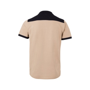 VL VELES. Polo piqué bicolore stretch (200g/m²), manches courtes, en polyester (96%) et élasthanne (4%) 20