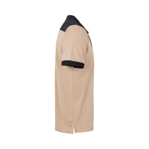 VL VELES. Polo piqué bicolore stretch (200g/m²), manches courtes, en polyester (96%) et élasthanne (4%) 21
