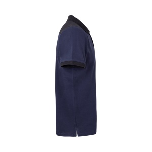 VL VELES. Polo piqué bicolore stretch (200g/m²), manches courtes, en polyester (96%) et élasthanne (4%) 8
