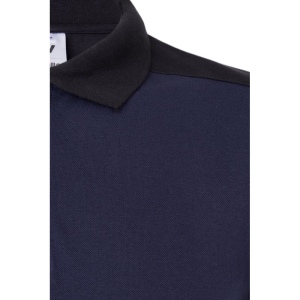 VL VELES. Polo piqué bicolore stretch (200g/m²), manches courtes, en polyester (96%) et élasthanne (4%) 9