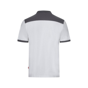 VL VELES. Polo piqué bicolore stretch (200g/m²), manches courtes, en polyester (96%) et élasthanne (4%) 11