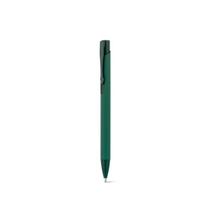 CLINT. Stylo à bille en aluminium recyclé (100% rAL) avec finition en caoutchouc 22
