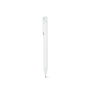 CLINT. Stylo à bille en aluminium recyclé (100% rAL) avec finition en caoutchouc 4