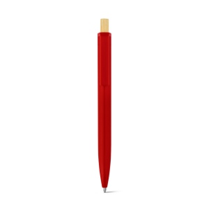 ZARA. Stylo à bille en ABS recyclé (100% rABS) avec bouton en bambou 18