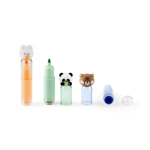 TROPICAL. Set de 3 stylos pour enfants en ABS 5