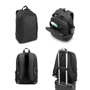 DRAMMEN. Sac à dos pour ordinateur portable en polyester recyclé haute densité 600D