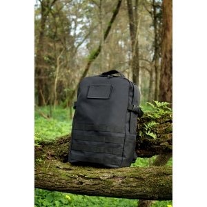 EDINBURGH BPACK. Sac à dos de style militaire en 600D, polyester recyclé haute densité et doublure en polyester recyclé 210D, 17'3' 3