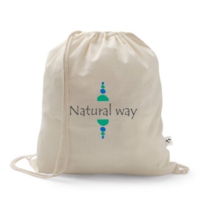SALAMANCA. Sac à dos en coton recyclé (70%) et polyester (30% rPET) (150 g/m²) 3