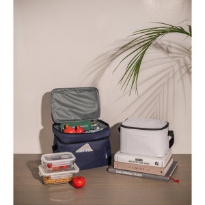 CANCUN LARGE. Sac thermique en polyester recyclé 600D, avec sangle réglable 14 L 6