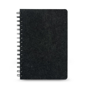 MISHIMA. Cahier A5 avec couverture semi-dure en feutrine recycléee (100% rPET) avec anneaux et pages lignées 3