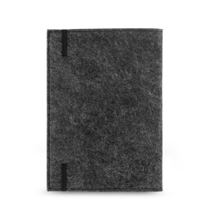BALDWIN. Bloc-notes A5 avec couverture en feutrine recycléee (100% rPET) et pages lignées en papier 100% recyclé 6