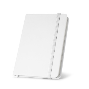 CAMPUS. Cahier A5 à couverture rigide en PU (35% recyclé) avec pages lignées 100% recyclé 5