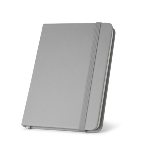 CAMPUS. Cahier A5 à couverture rigide en PU (35% recyclé) avec pages lignées 100% recyclé 6