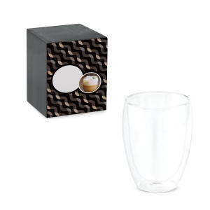 MACHIATO CUP. Coupe en verre borosilicate 350 mL