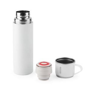 COMANECI. Bouteille en acier inoxydable à double paroi (90 % recyclé) avec finition mate 490 mL 7