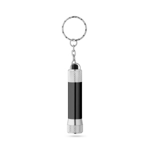 RE-LERGAN. Porte-clés en aluminium (92 % recyclé) avec lampe de poche LED à 3 lumières 7