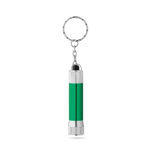 RE-LERGAN. Porte-clés en aluminium (92 % recyclé) avec lampe de poche LED à 3 lumières 10