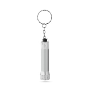 RE-LERGAN. Porte-clés en aluminium (92 % recyclé) avec lampe de poche LED à 3 lumières 14